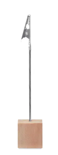 Clip mémos en bois de pin personnalisé - Hello Clip