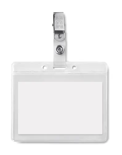 Clipbadge PVC badge holder personnalisable