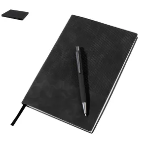 Coffret cadeau papéterie - Strium | Noir