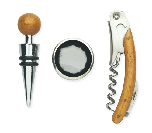 Coffret de sommelier personnalisable en bambou - Sonoma