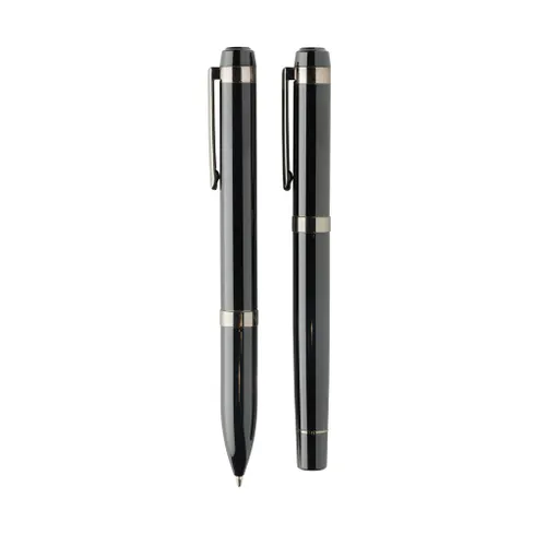 Coffret de stylos en acier recyclé Swiss Peak OSLO - Swiss Peak