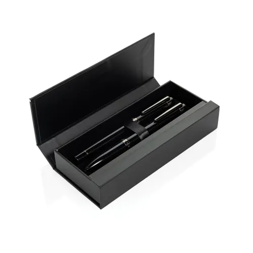 Coffret de stylos en acier recyclé Swiss Peak OSLO - Swiss Peak
