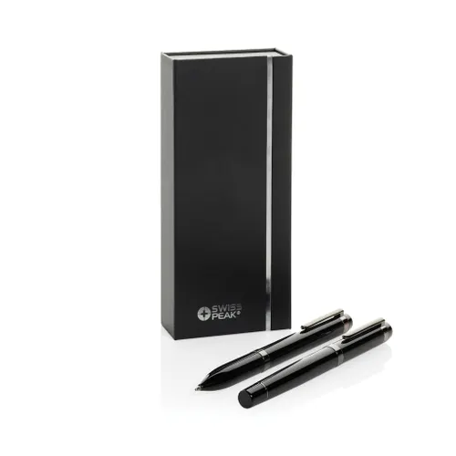 Coffret de stylos en acier recyclé Swiss Peak OSLO - Swiss Peak