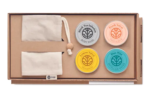 Coffret Voyage Vegan Unisexe Personnalisé - Elegance