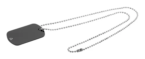Collier avec plaque d'identification personnalisé - Delta