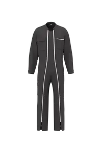 Combinaison double zip unisexe - WK. Designed To Work | Dark Grey