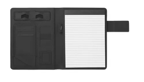 Conférencier A5 personnalisable avec powerbank - Powernoty