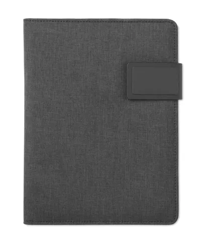 Conférencier A5 personnalisable avec powerbank - Powernoty