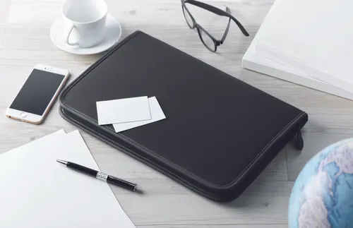 Conférencier personnalisable polyester A4 - Prime