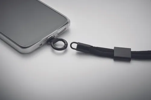 Cordon publicitaire pour téléphone RPET - Nonette Wrist