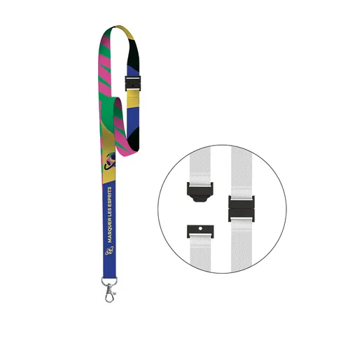 Cordon tour de cou / lanyard 2x92 cm - sublimation