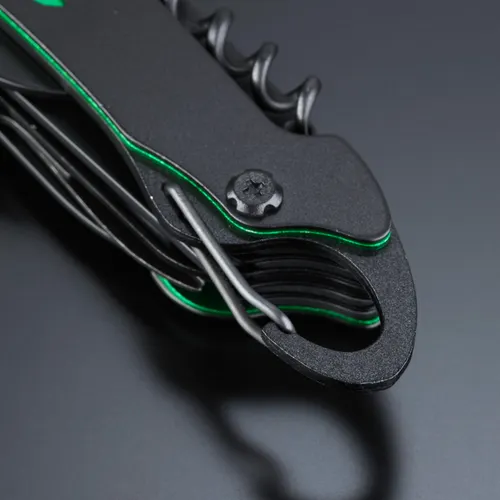 Couteau de poche en acier revêtu de titane optima