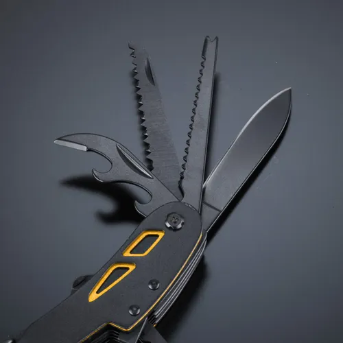 Couteau de poche en acier revêtu de titane optima