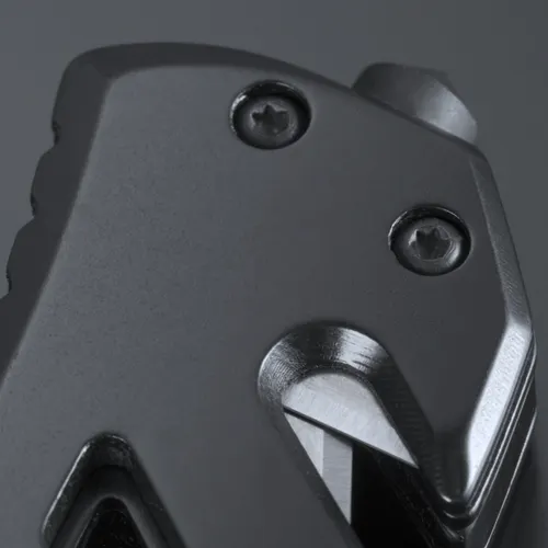 Couteau de secours en acier revêtu de titane optima mini