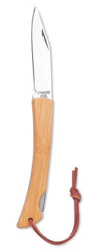 Couteau pliable en bambou personnalisable - Mansan