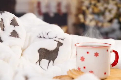 Couverture de Noël personnalisée RPET - Arsunda