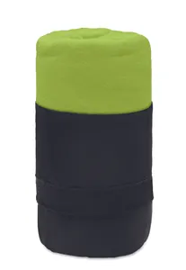 Couverture de voyage personnalisable en RPET - Musala Rpet | Lime