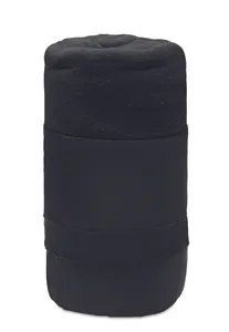 Couverture de voyage personnalisable en RPET - Musala Rpet | Black