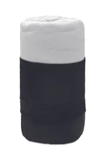 Couverture de voyage personnalisable en RPET - Musala Rpet | White