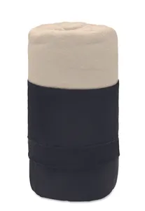 Couverture de voyage personnalisable en RPET - Musala Rpet | Beige