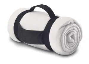 Couverture polaire personnalisable - Stavenger | Blanc