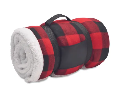 Couverture polaire personnalisée sherpa RPET - Shermatt