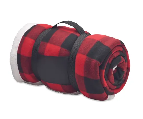 Couverture polaire personnalisée sherpa RPET - Shermatt