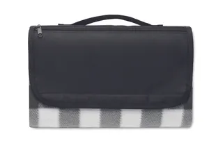 Couverture polaire RPET 150 gr personnalisable - Caly | Black