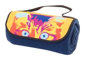 Couverture polaire rpet, personnalisable - Reporta | Bleu Foncé