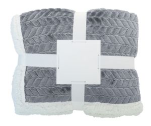 Couverture rpet personnalisée - Foglio | Gris