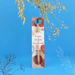 Crayon à graines étui cœur