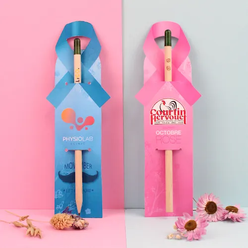 Crayon à graines étui ruban