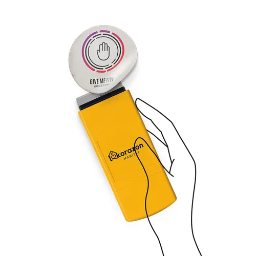 Cutter grattoir racloir publicitaire avec blocage de lame