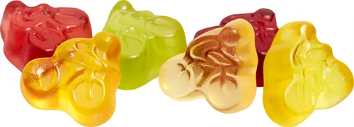 Cycliste en gommes de fruits 10g