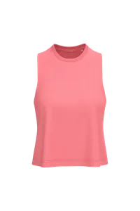 Débardeur crop Triblend femme - PROACT® | Coral
