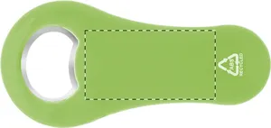 Décapsuleur personnalisé en RABS - Swirl | Vert