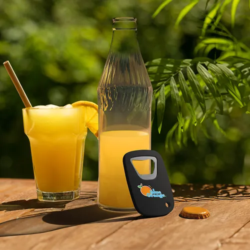 Decapsuleur publicitaire en matière recyclée rps