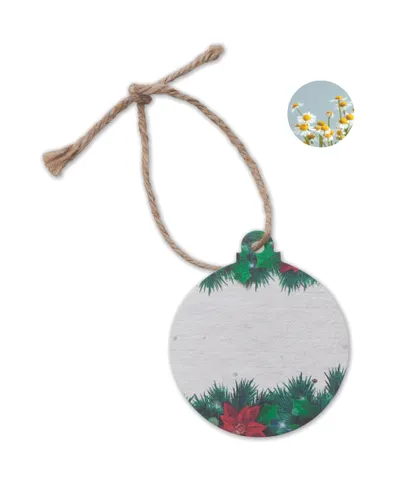 Décoration en papier semences personnalisée - Bauseed