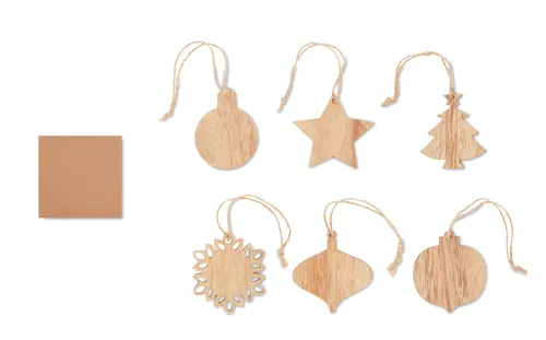Décorations de Noël en bois personnalisées - Chriset