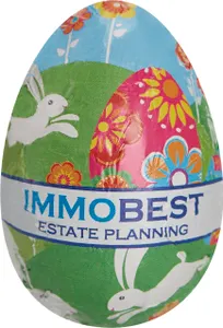 Demi-œuf de Pâques en chocolat