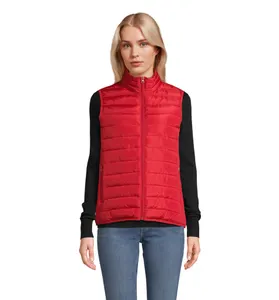 Doudoune Light Sans Manches Femme Stream Bw Women - SOL'S | Rouge