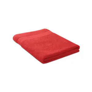 Drap de bain en coton bio -  MERRY | Rouge 2