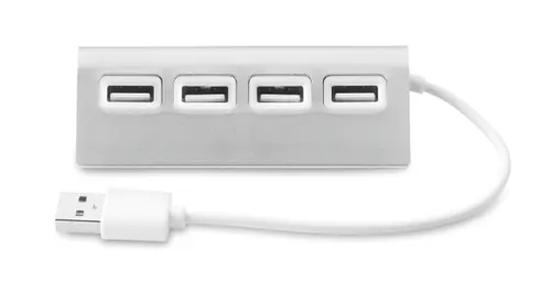Duplicateur USB 4 ports publicitaire - Aluhub