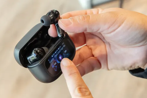 Ecouteurs ANC en plastique RCS personnalisés avec écran tactile Airtune - XD Collection