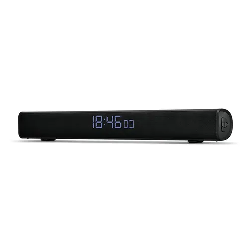 Enceinte barre de son personnalisée bt5.0 16 w (2x 8 w), radio fm, horloge