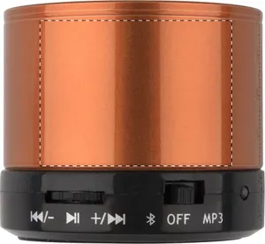 Enceinte bluetooth personnalisée - Decibel | Orange / Noir