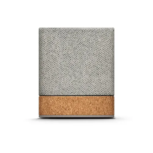 Enceinte haut-parleur BT sans fil personnalisée en liège et rpet