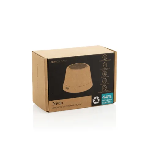 Enceinte magnétique 5W en aluminium recyclé RCS Nivio - XD Xclusive
