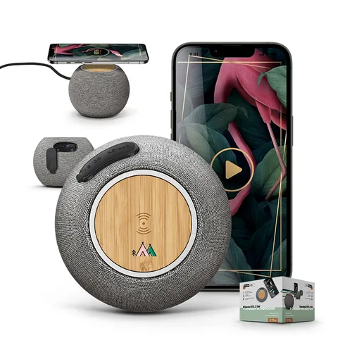 Enceinte personnalisée 5w bt5.3_chargeur a induction 15w