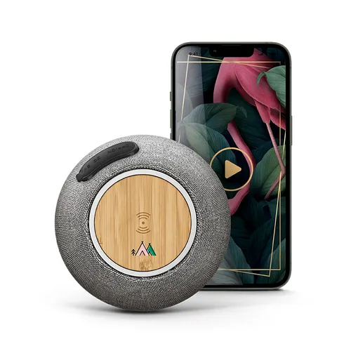 Enceinte personnalisée 5w bt5.3_chargeur a induction 15w